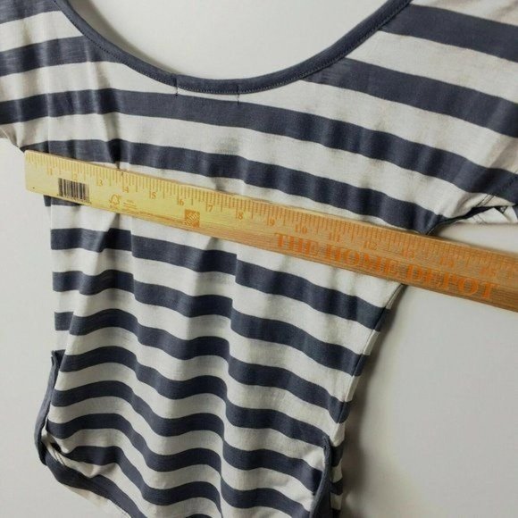 Dickies Girl Striped T Shirt Pocket Tee Basic Modern USA Trendy Cotton Womens XS - Picture 5 of 7